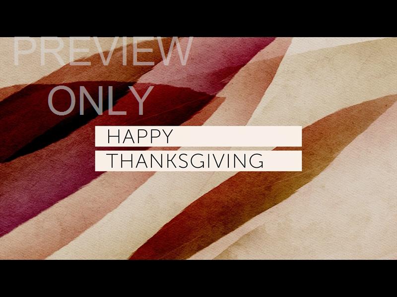 Fall Canvas Thanksgiving Still