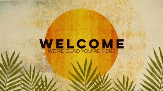 Textured Palms Welcome 02