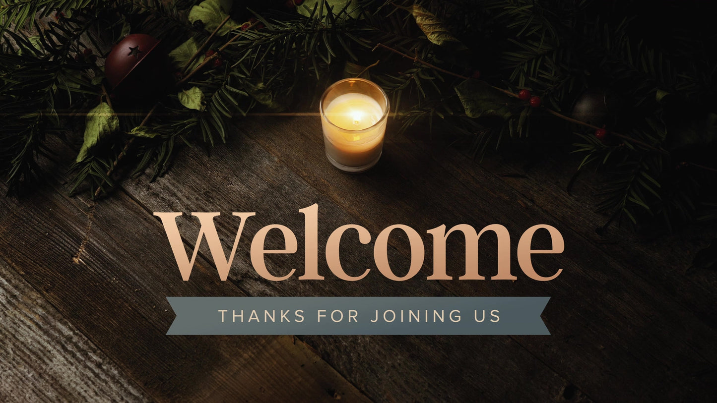 Cozy Advent Welcome Still