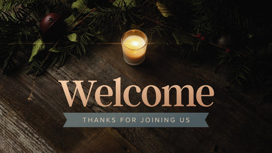 Cozy Advent Welcome Still