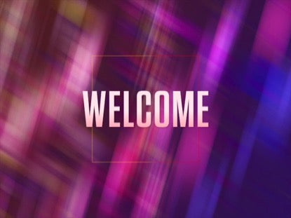 Color Blur Welcome Still