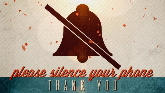 Classic Fall Silence Your Phone