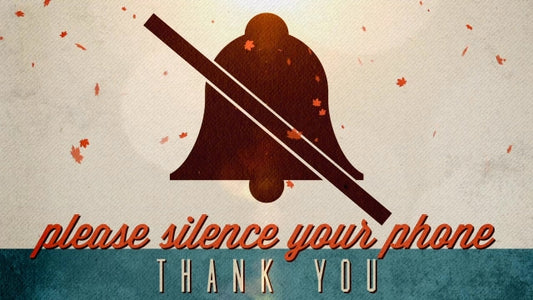 Classic Fall Silence Your Phone