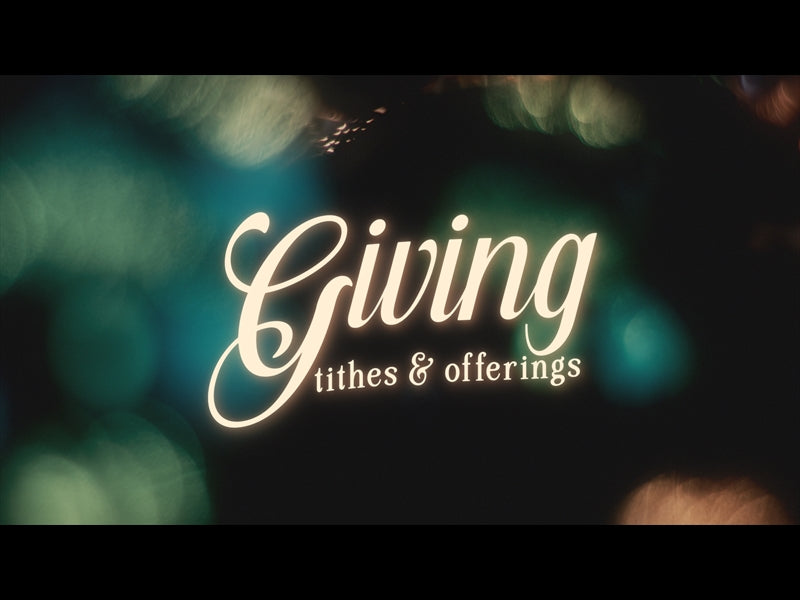 Glory And Wonder Giving