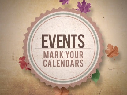 Fall Vintage Events Animated