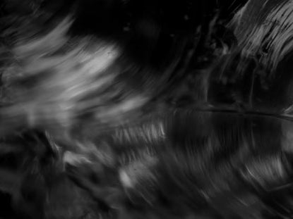 Sculpted Glass Bw Ripples