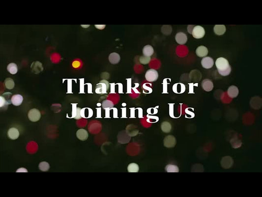 Christmas Lights: Thanks For Joining Us