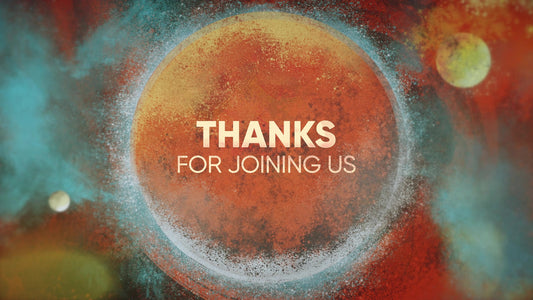 Painted Cosmos Thanks Still