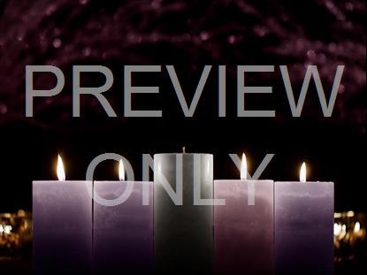 Advent Classic Peace Candles Still