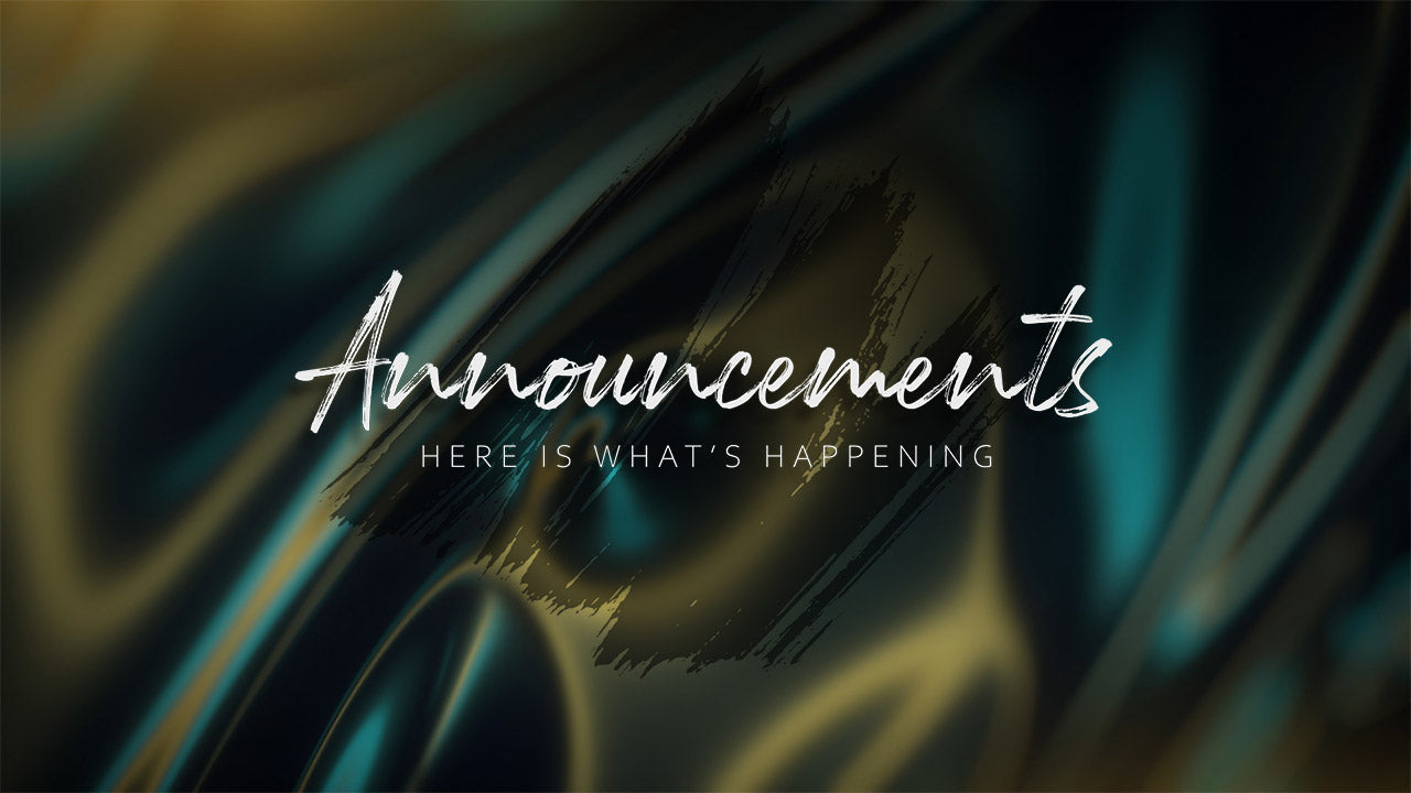 Online Church Announcements Still Vol 2