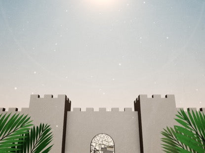 Palm Sunday Jerusalem Bright