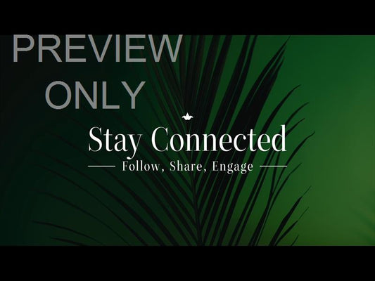 Cinematic Palms Stay Connected Still