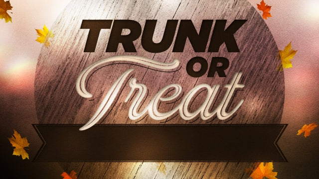 Woodgrain Trunk Or Treat