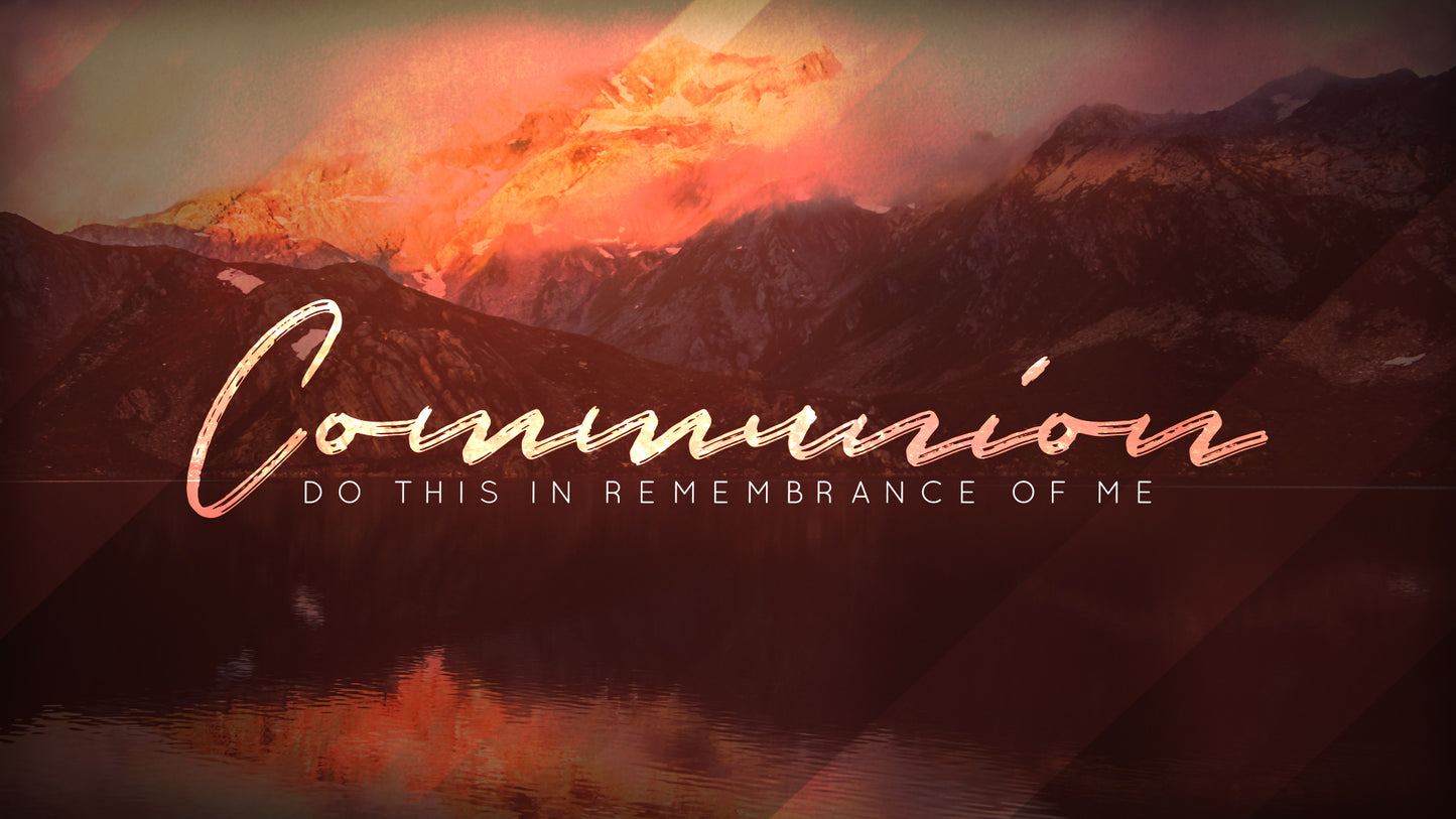 Raised Hallelujah Communion Still