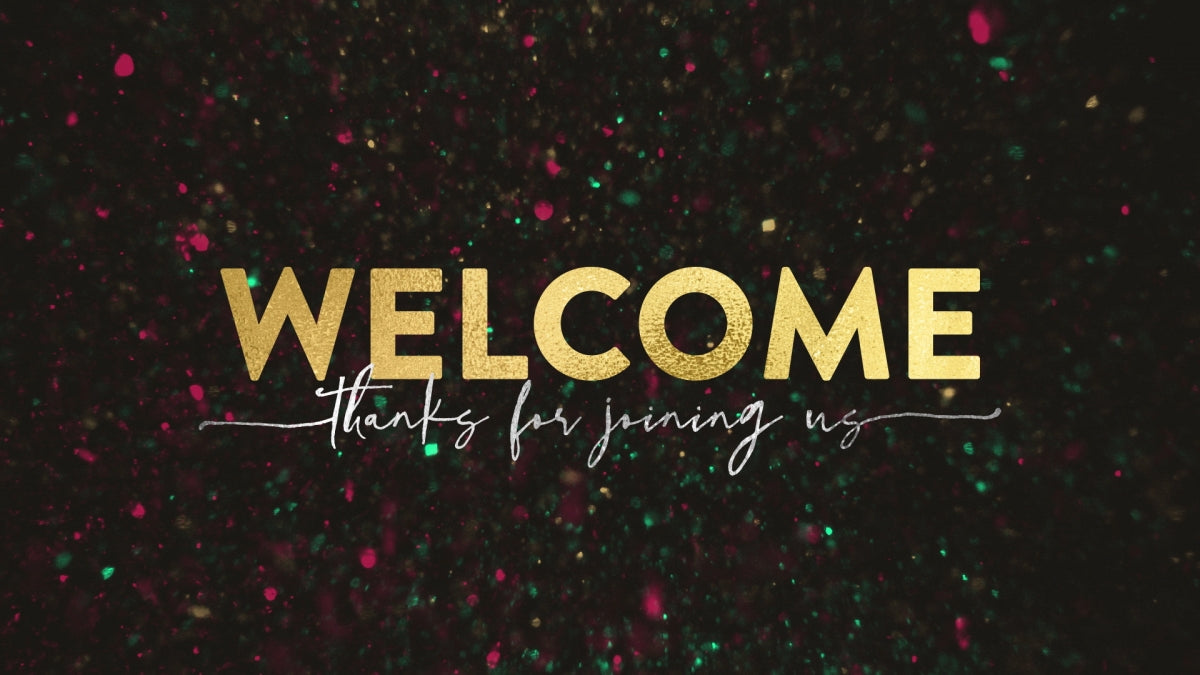 Christmas Glitter Welcome 01