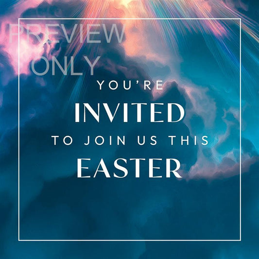 Easter He Is Risen Invite 03