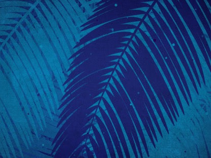 Palm Sunday Watercolors Blue Zoom