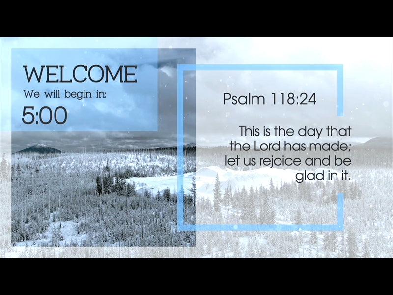 Winter Renewal Scripture Countdown