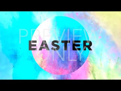 Color Burst Easter Title
