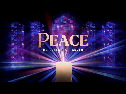 Advent Stained Glass Peace