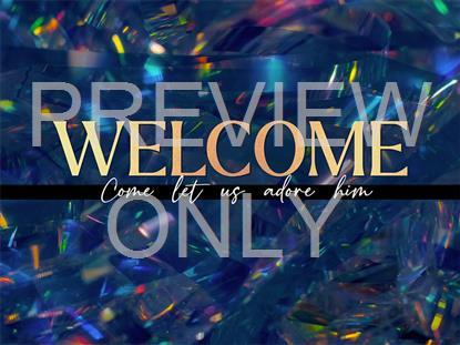 Christmas Tinsel Christmas Welcome Still