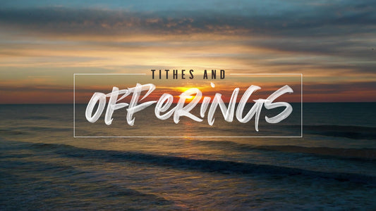 Sunrise Ocean Tithes And Offerings