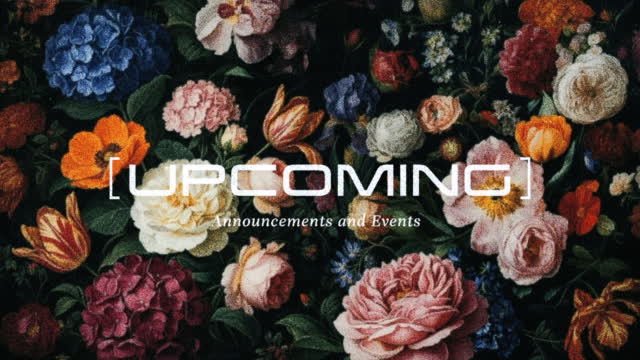 Easter Blooms Upcoming