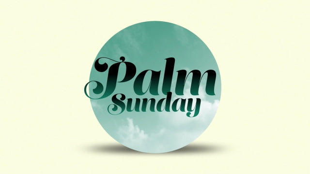 Gradient Clouds Palm Sunday
