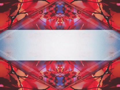 Fall Kaleidoscope God Bless Blank
