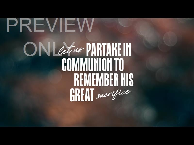 Living Waters Communion Still