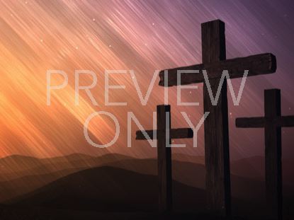 Vivid Fibers Cross Sunrise