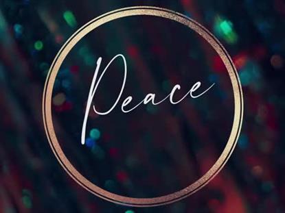 Holiday Bokeh Peace