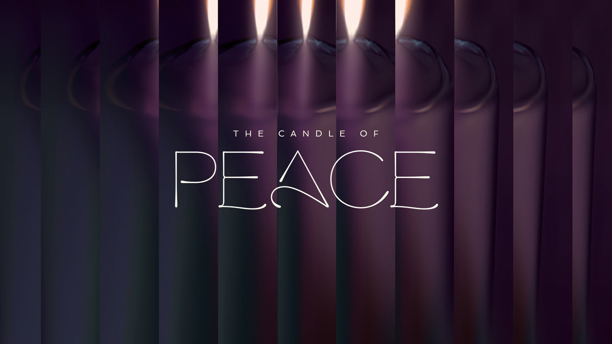 Gradient Glass The Candle Of Peace