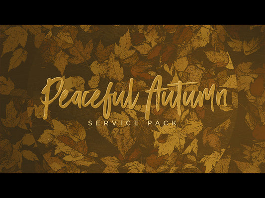 Peaceful Autumn Service Pack