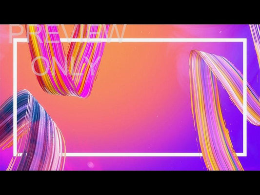 Colorful Brush Strokes: Volume One Blank Graphic 2