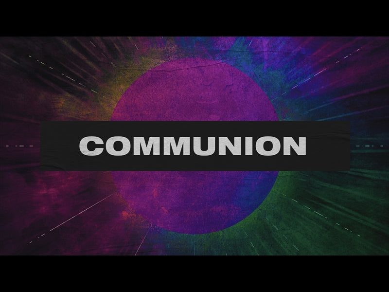 Vibrant Holy Week Communion