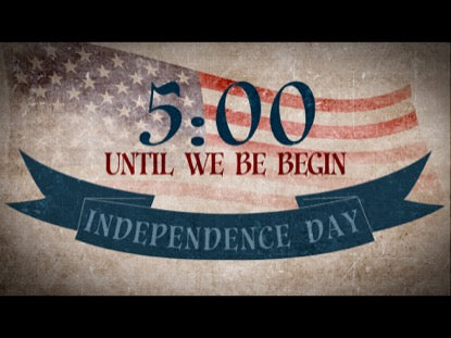 Vintage Independence Day Countdown