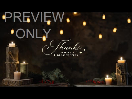 Rustic Christmas Thanks Still