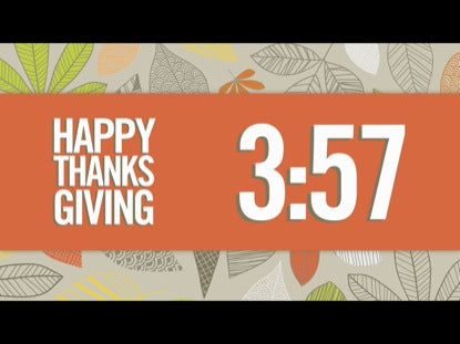 Modern Give Thanks Countdown