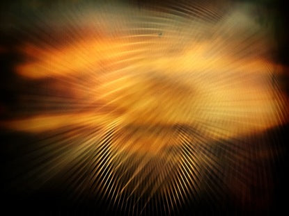 Golden Rays Abstract