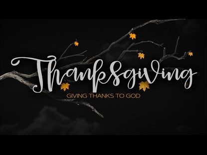 Fresh Fall Thanksgiving
