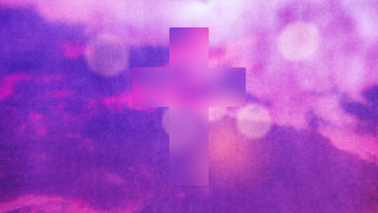 Watercolor Cross Sky Still
