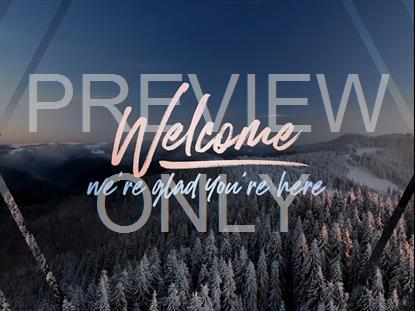 Epic Winter Aerial Welcome