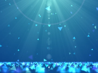 Spring Shapes Dark Blue