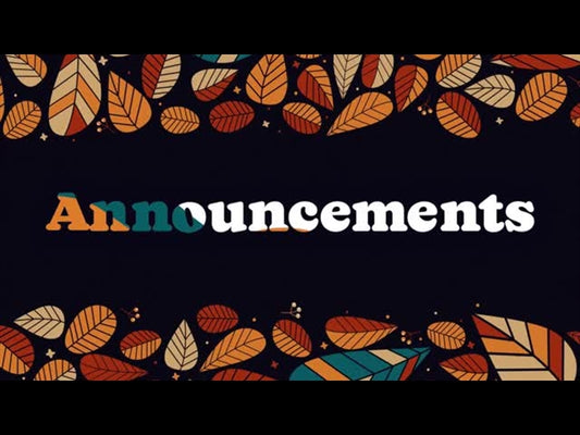 Fall - Volume Four: Announcements Motion