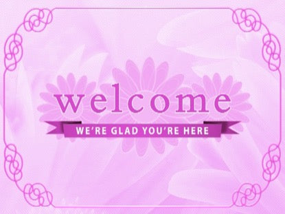 Pink Floral Welcome