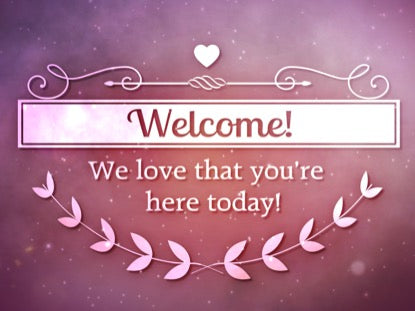 Sacred Love Welcome