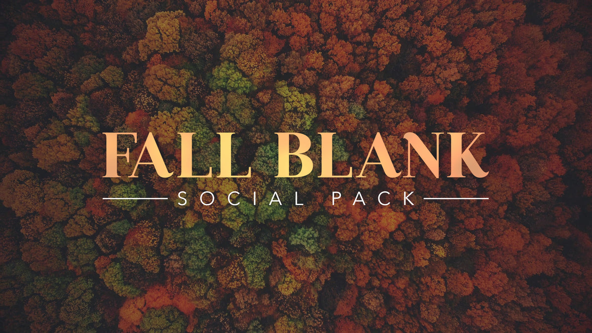 Fall Blank Social Pack