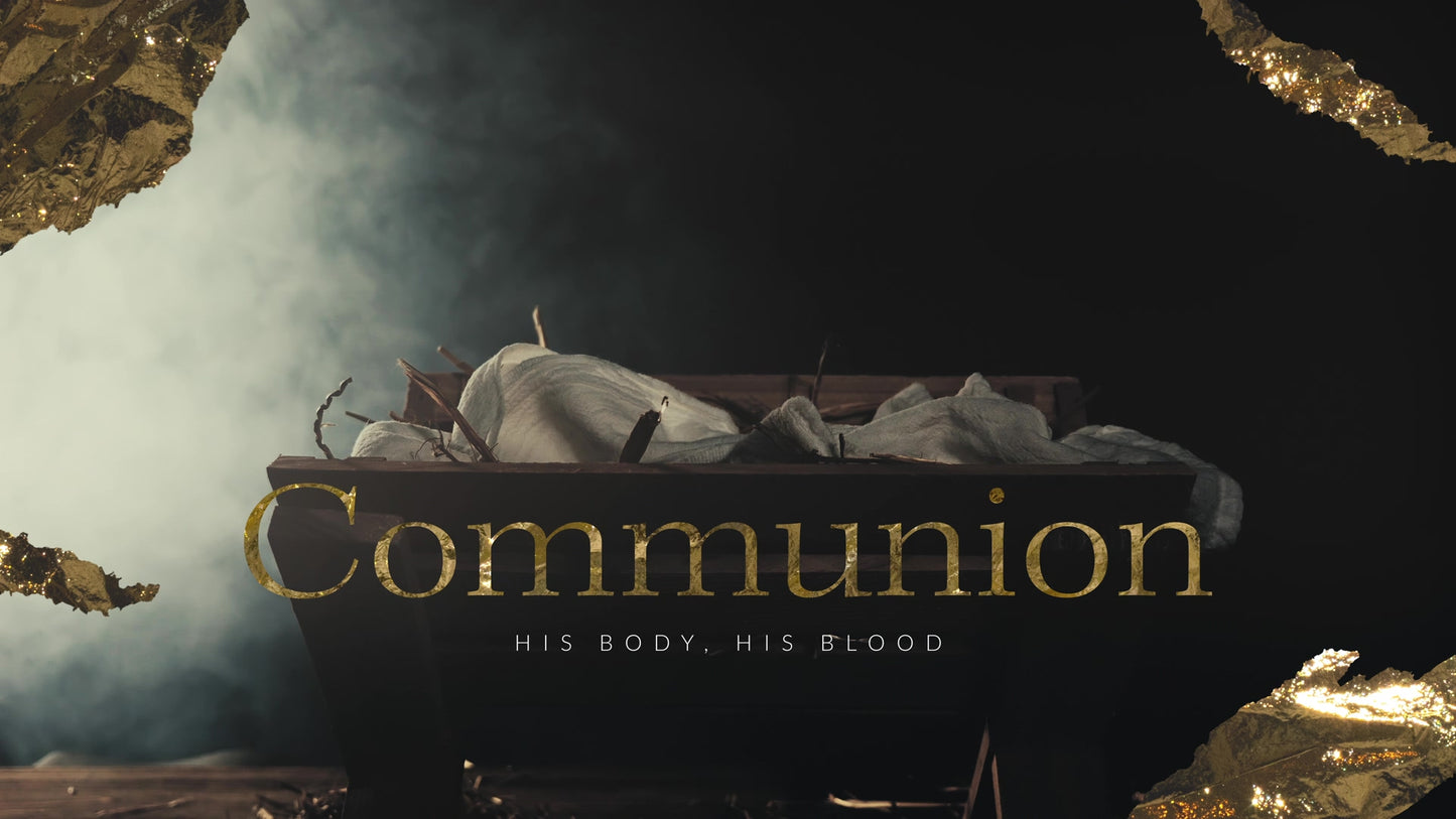 Nativity Manger Communion Still