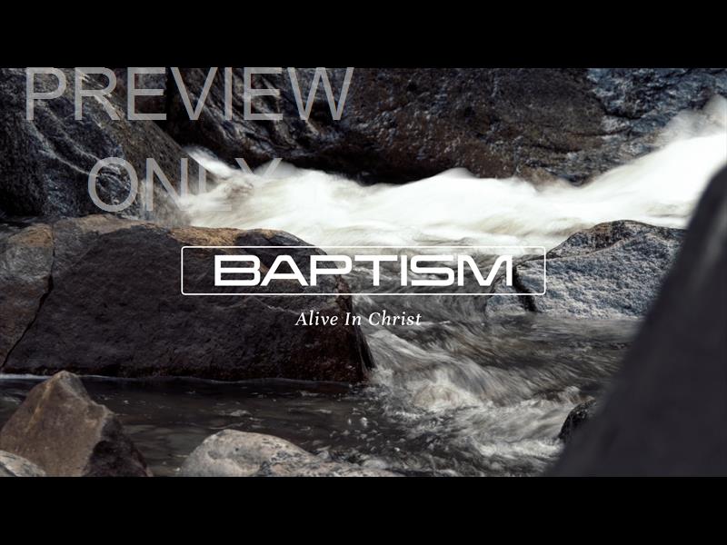 Yosemite River Baptism Still